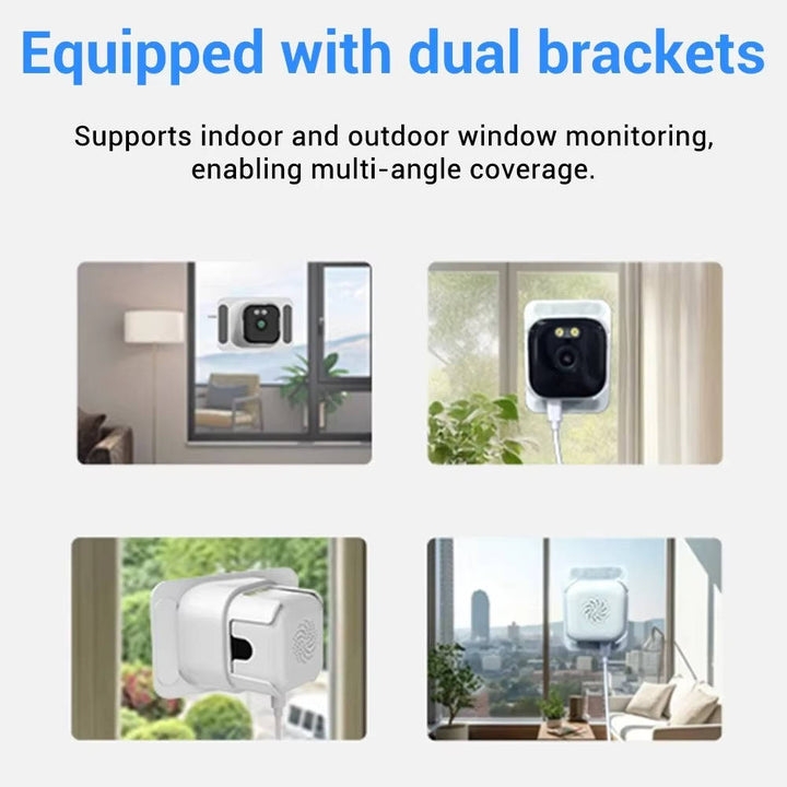 HD Wifi Window Camera With With Night Vision, Human Motion Detection