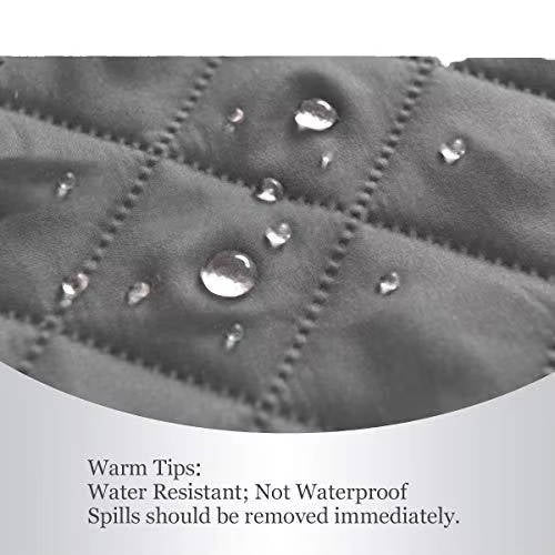 Reversible Sofa Cover for 3 Cushion Couch, Water Resistant Pet Protector with Elastic Straps