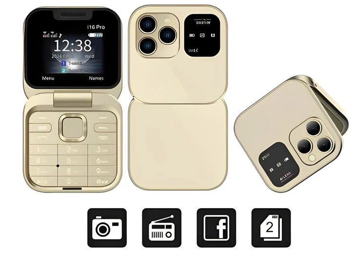 Foldable Dual SIM Phone