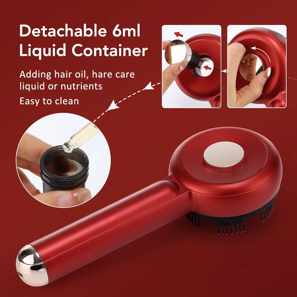 Red Light Therapy Scalp Massager for Hair Growth, Scalp Stimulating Brush