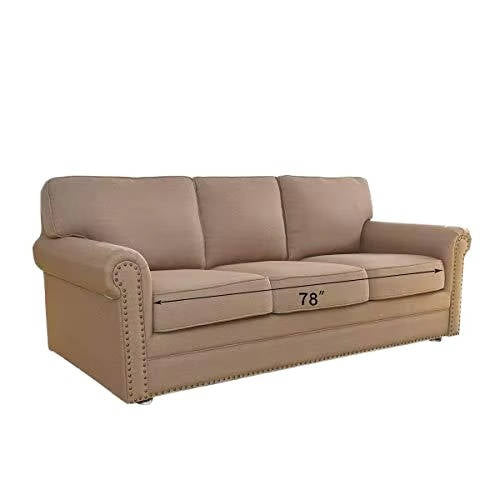 Reversible Sofa Cover for 3 Cushion Couch, Water Resistant Pet Protector with Elastic Straps