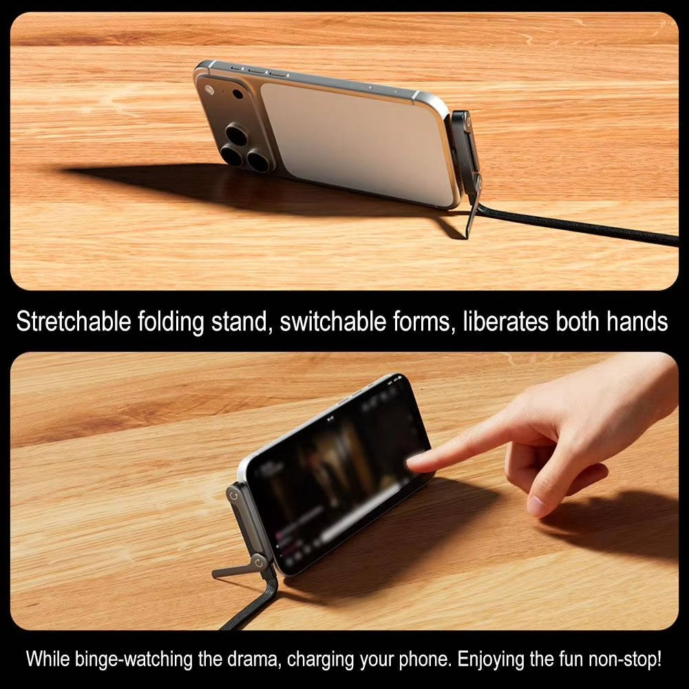 Super Fast Charging Cable with Built in Stand