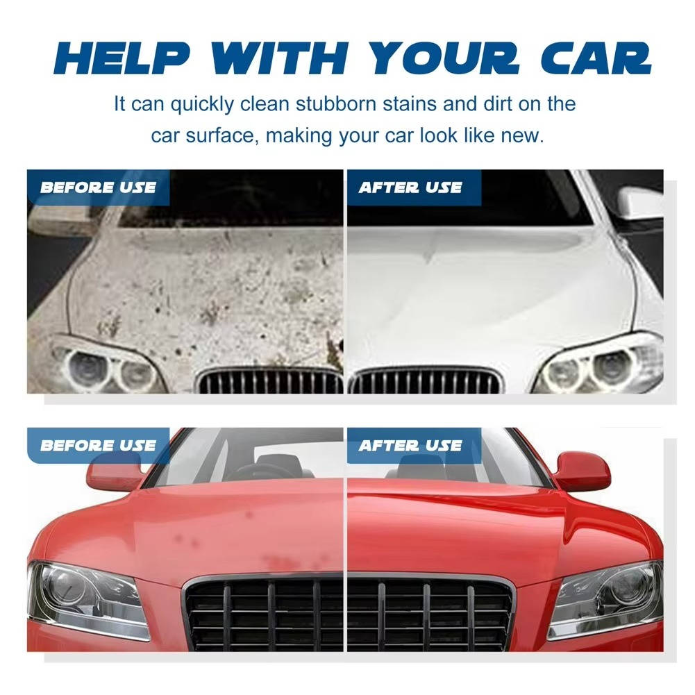 Multi Functional Car Ceramic Coating Spray, Polishing Spot Remover, 2026 High Gloss Paint Protection Kit with Microfiber Towel and Sponge