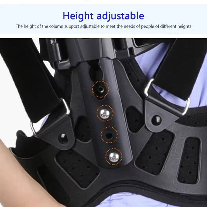 Adjustable Back Brace with Breathable Design