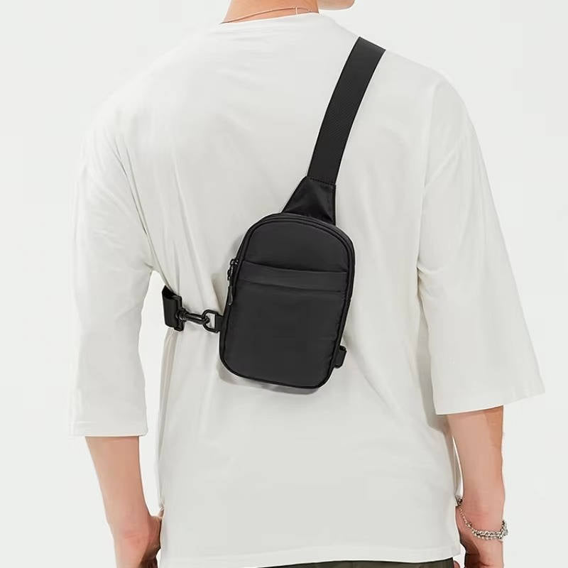 Mens Sling Bag Crossbody Small Chest Bag Lightweight Shoulder Bag