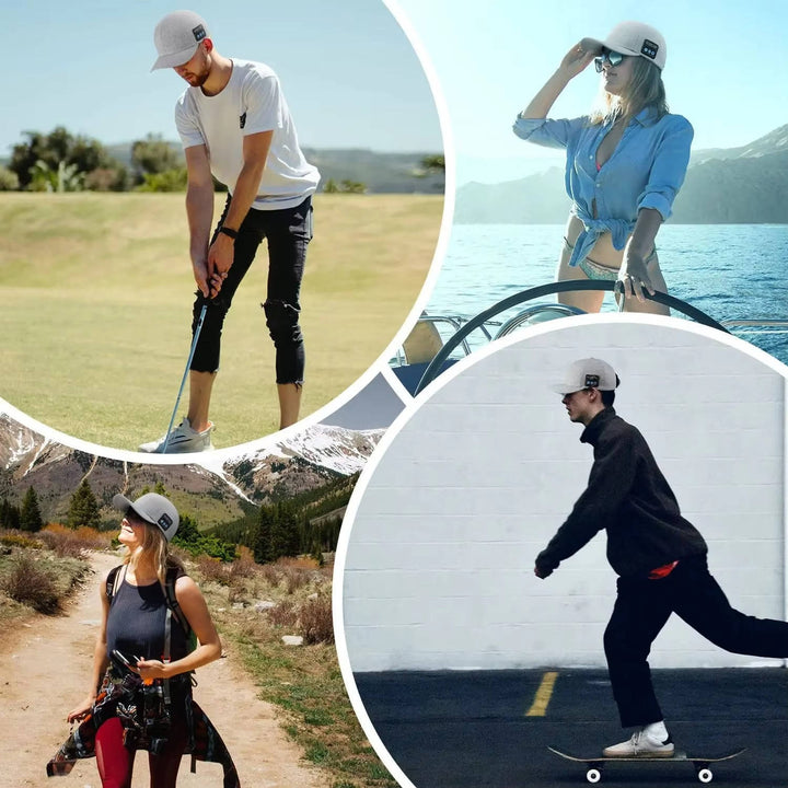 Wireless Bluetooth Baseball Cap with Speaker, Bluetooth Hat, for Music and Calling