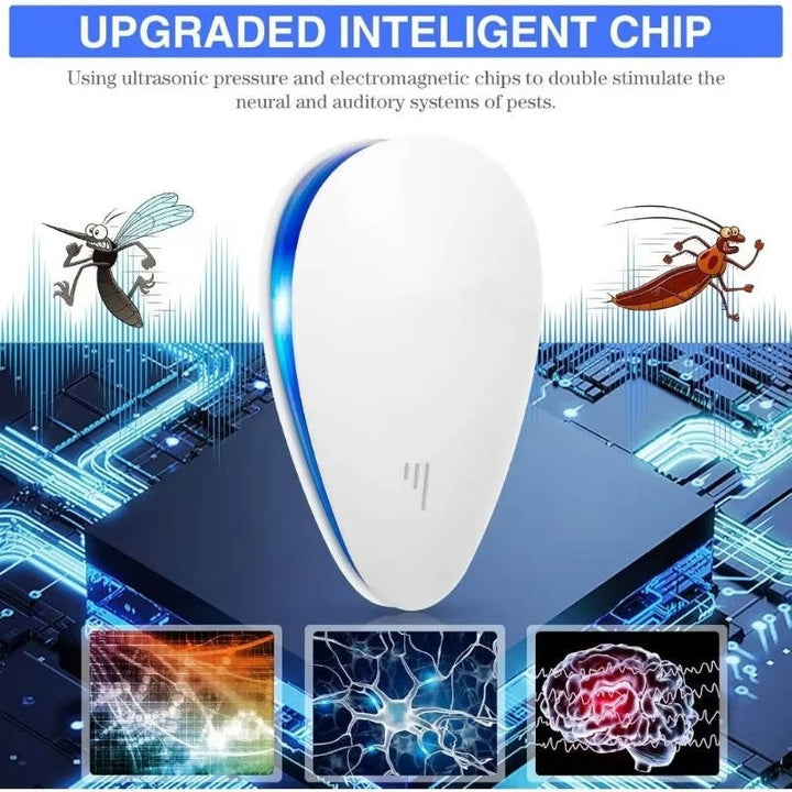 Plug In Ultrasonic Pest Deterrent Device for Bed Bugs and Insects