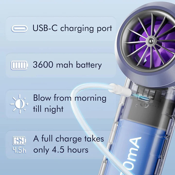 Lightweight Portable Personal Fan
