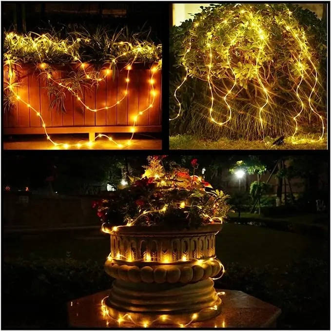 String Lights Outdoor for Garden Tree Yard Fence