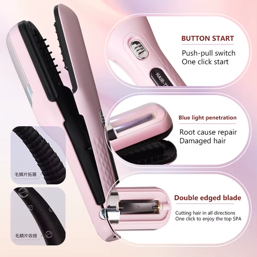 Split End Trimmer and Cutter for Damaged Splitting Broken Brittle