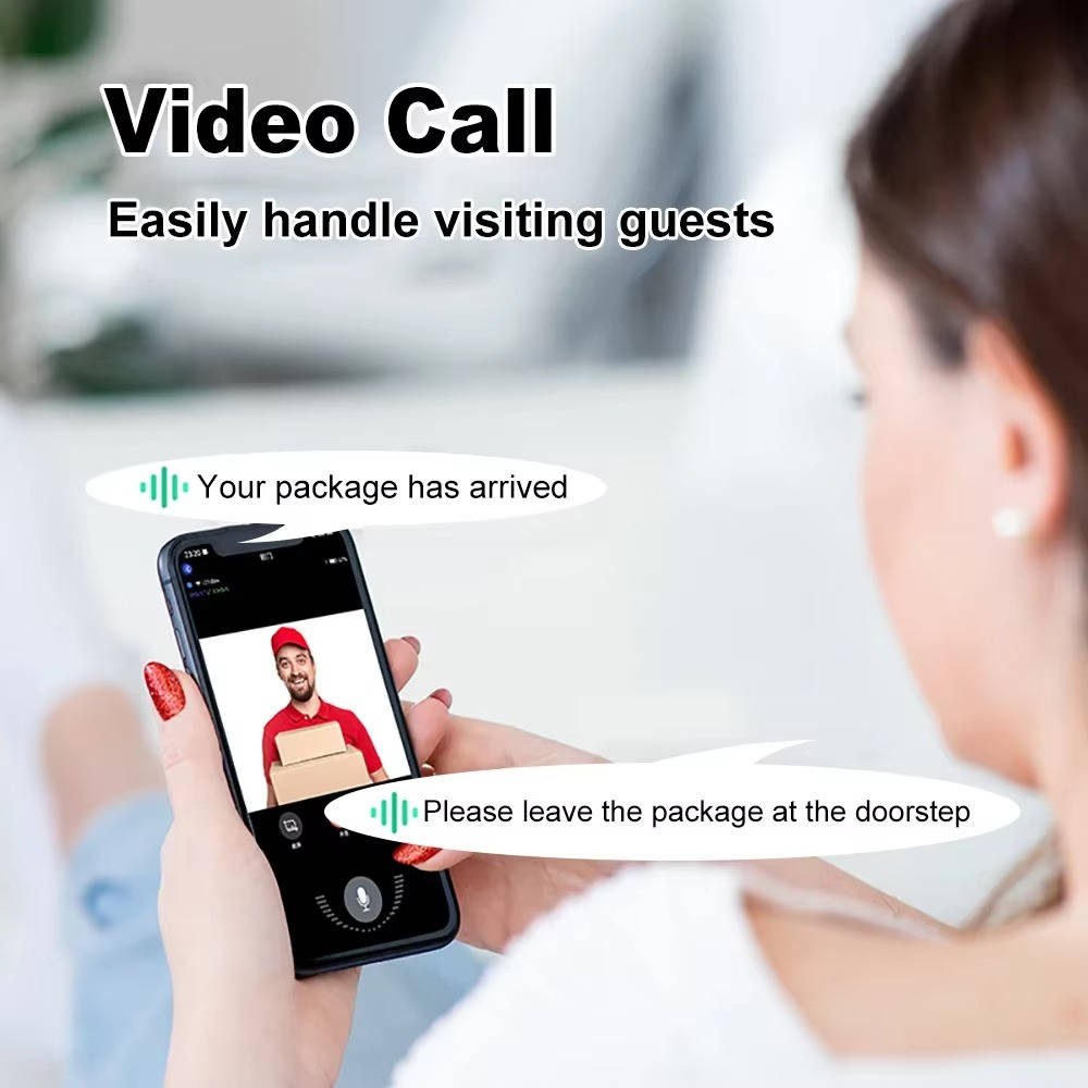 Wireless 1080P HD Wifi Video Doorbell with Two Way Audio and Cloud Storage