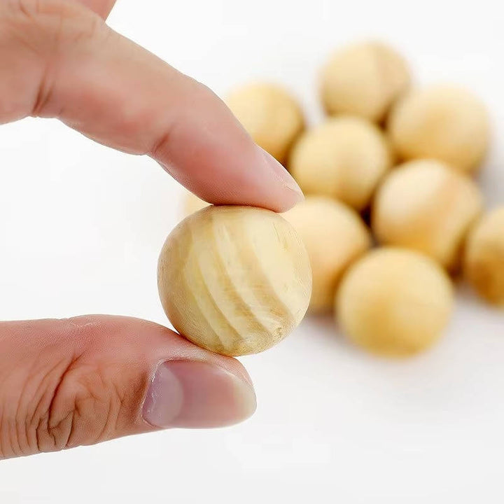 Camphorwood Moth Repellent Balls for Closets and Storage