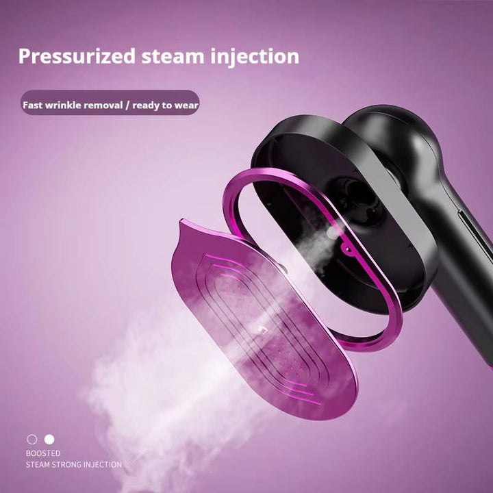 Travel Garment Steamer with Rotating Handle, Fast Heat, Visible Tank