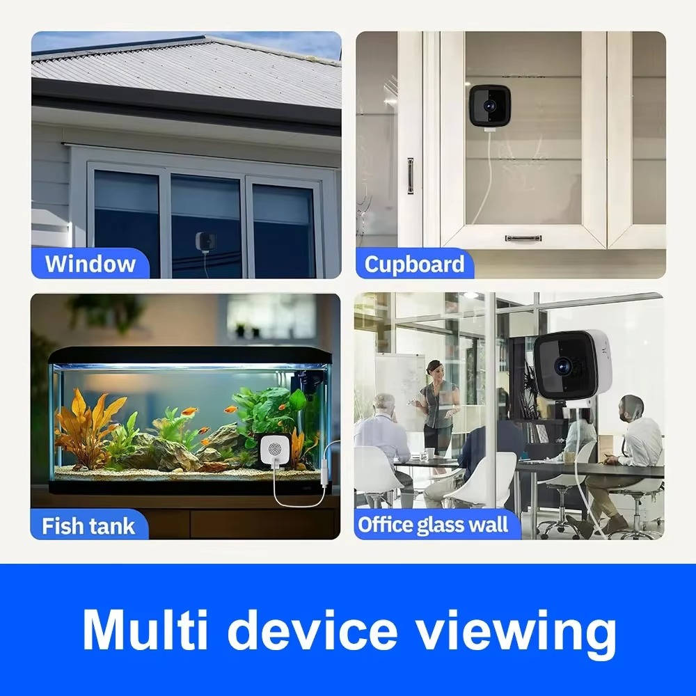 1080P Wifi Window Camera, Indoor Home Security Baby Monitor Camera, Night Vision, Two Way Audio, 32G