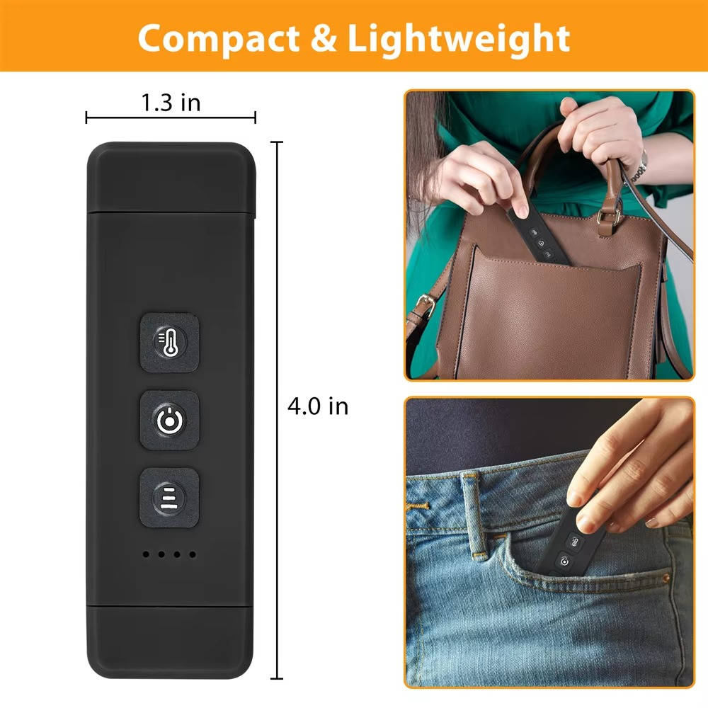 Clip On Book Light USB Rechargeable with Timer Mini LED Reading Lamp Portable
