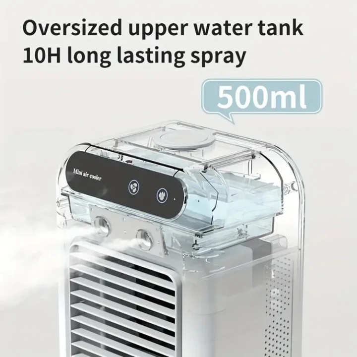 Rechargeable Portable Aircon with Mist Spray