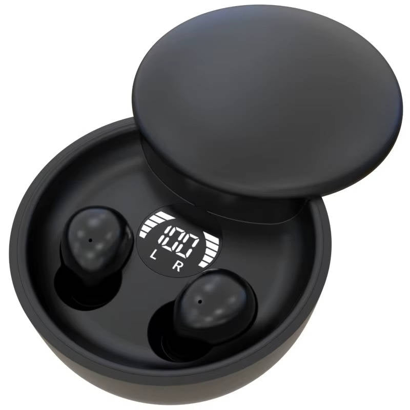 Mini Bluetooth Earbuds, Compact Discreet Wireless Headphones for Sleep and Work, Ergonomic Earphones for Small Ear Canals