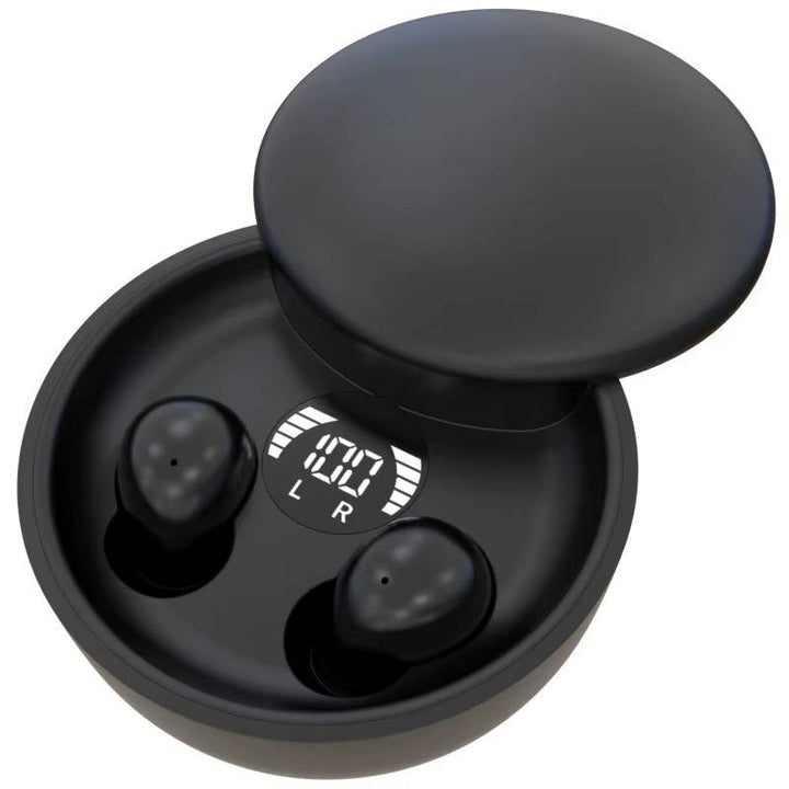 Mini Bluetooth Earbuds, Compact Discreet Wireless Headphones for Sleep and Work, Ergonomic Earphones for Small Ear Canals
