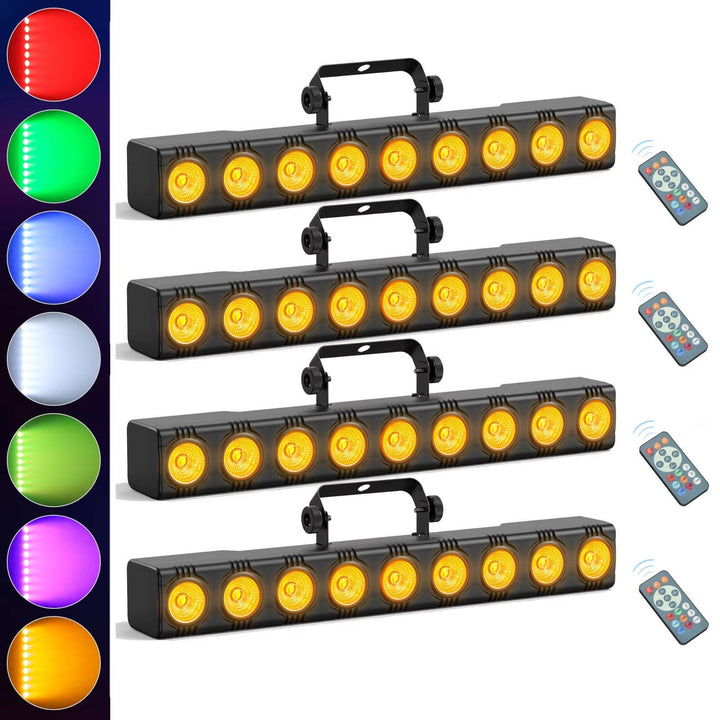 LED Wash Light Bar 36W RGBW Stage DJ Party Light DMX Wall Washer Uplighting