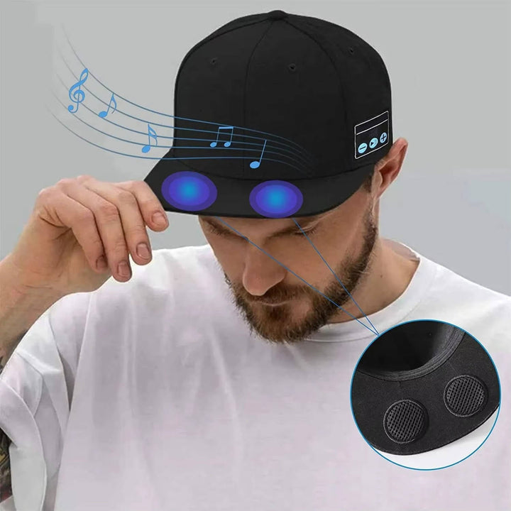 Wireless Bluetooth Baseball Cap with Speaker, Bluetooth Hat, for Music and Calling