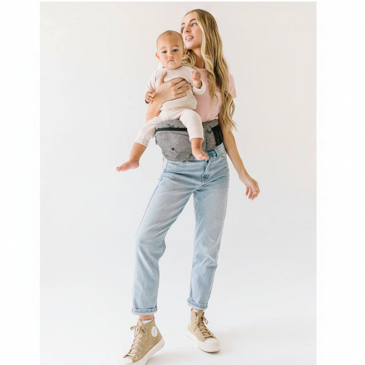 Hip Seat Baby Carrier, Lightweight Toddler Carrier with Storage for Babies Up to 45 lbs