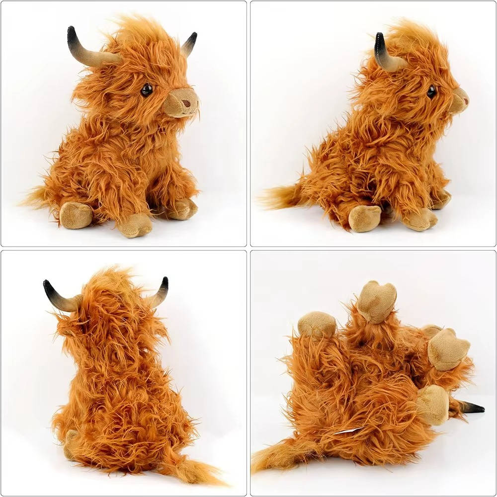Cute Stuffed Animal Plush Toy, Soft Cuddly Cow for Gifts Home Decor Birthday Christmas