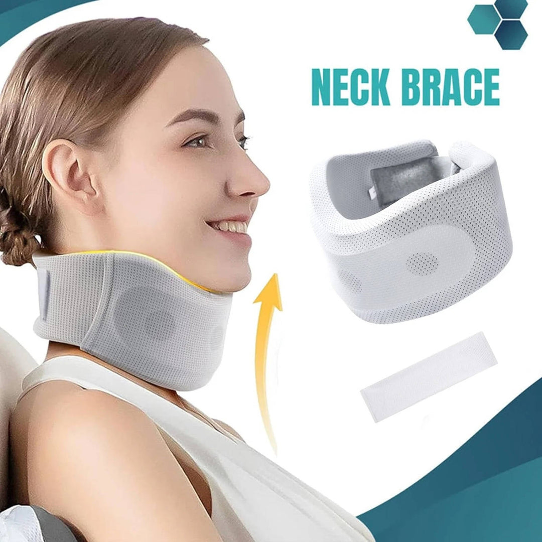 Neck Brace for Sleeping with Replacement Cover, Soft Foam