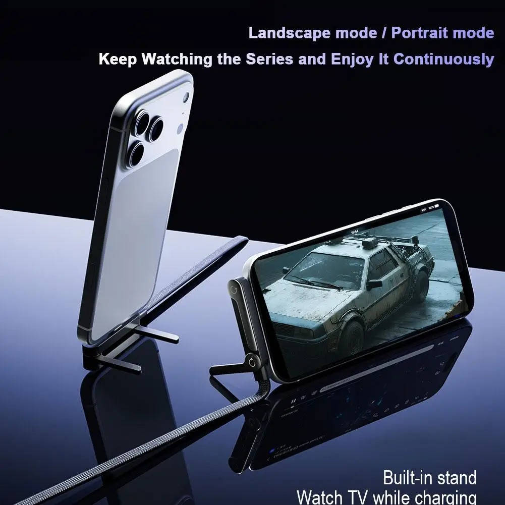 Super Fast Charging Cable with Built in Stand