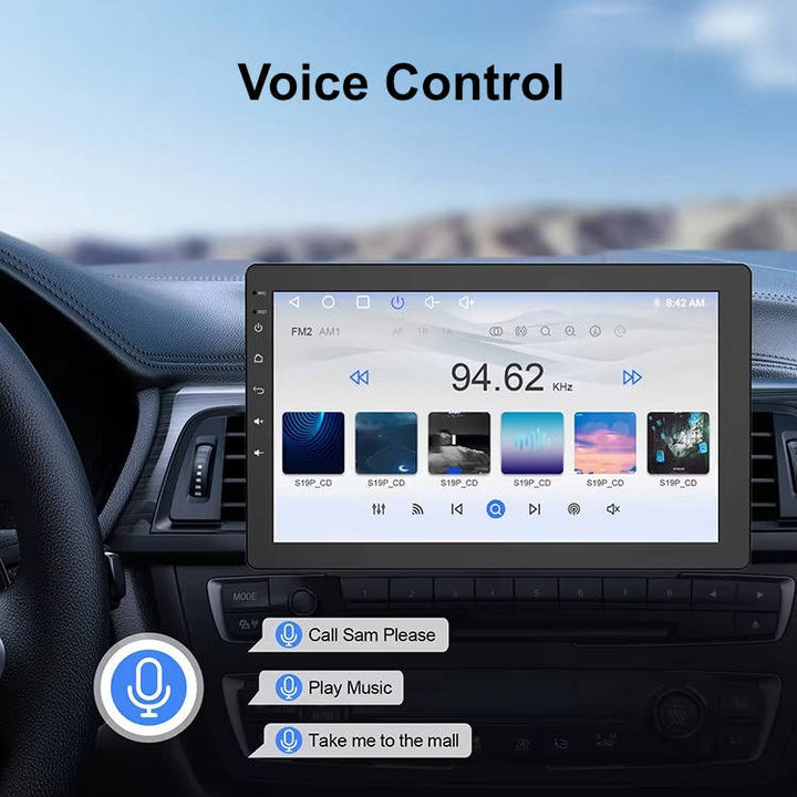 Rotating Touch Screen Car Stereo with Bluetooth and Backup Camera