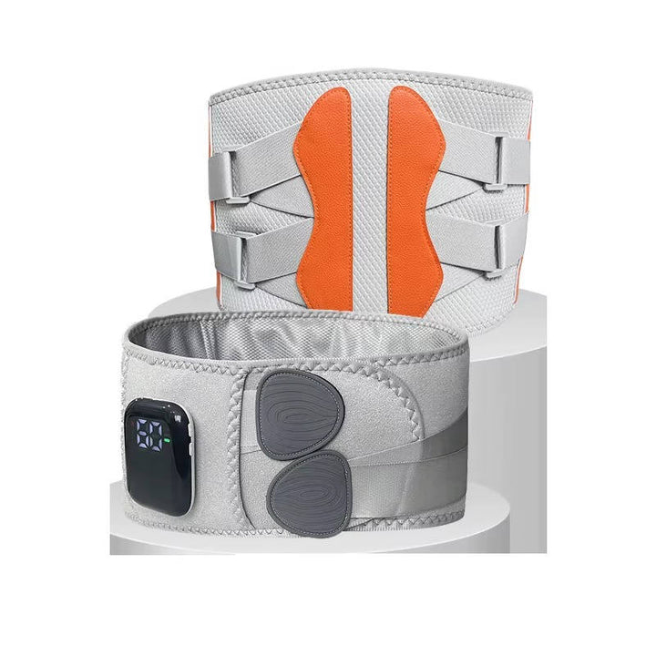 Lumbar Support Belt with Heat, Massage, and Red Light Features