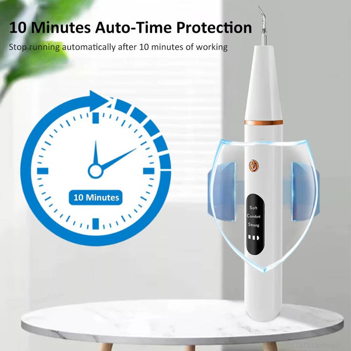 Electric Dental Teeth Calculus and Tartar Remover Kit, 5 Adjustable Modes with Led Light