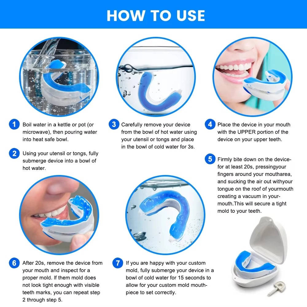 Adjustable Mouthpiece with Custom Moldable Fit