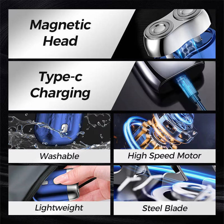 Mini Magnetic Mens Electric Shaver