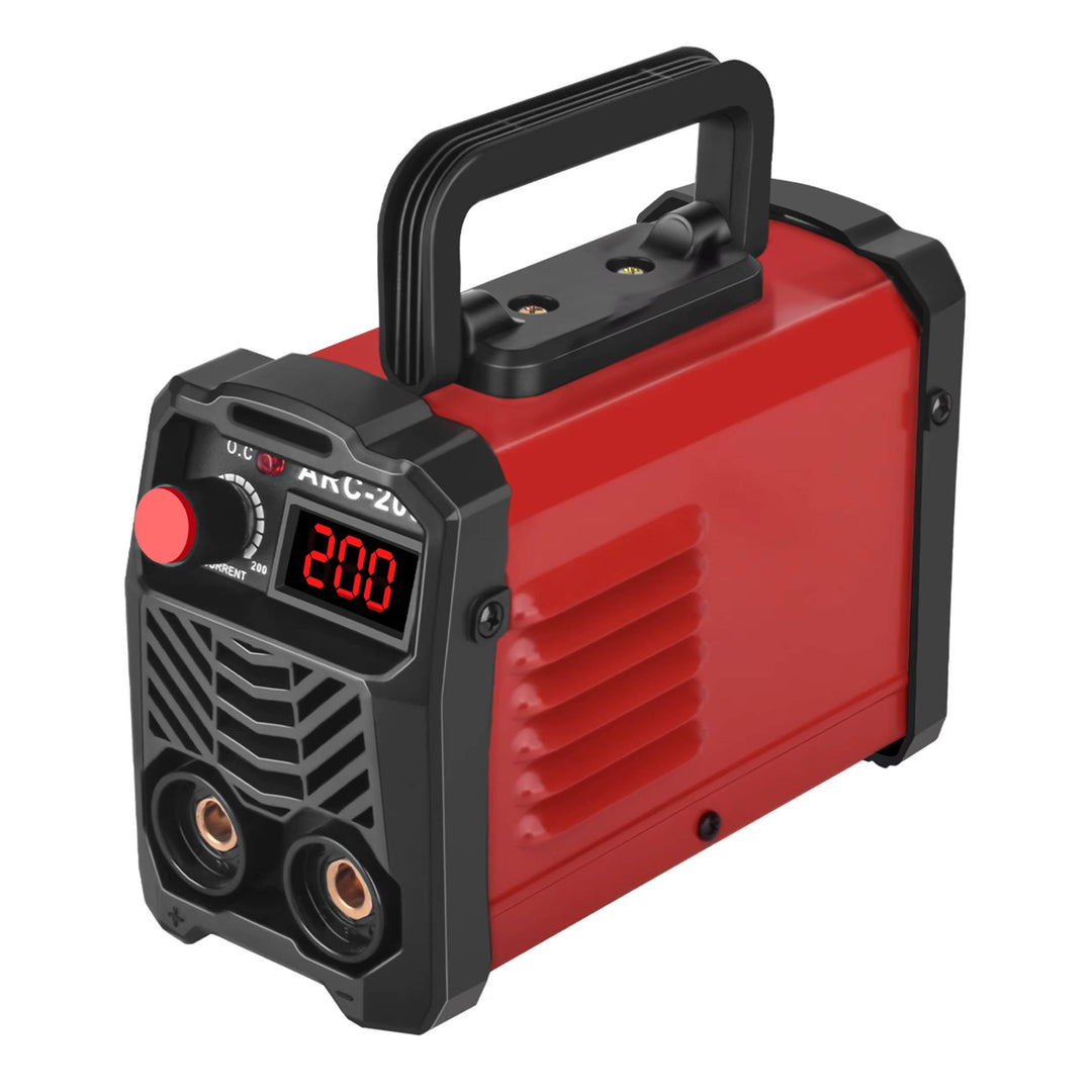Mini Portable Stick Welder, 110 220V MMA Arc Welding Machine with LED Digital Display and Smart Voltage Conversion
