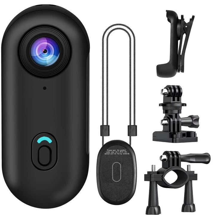 Bike Camera Mini Action Cam with Magnetic Mount Kit