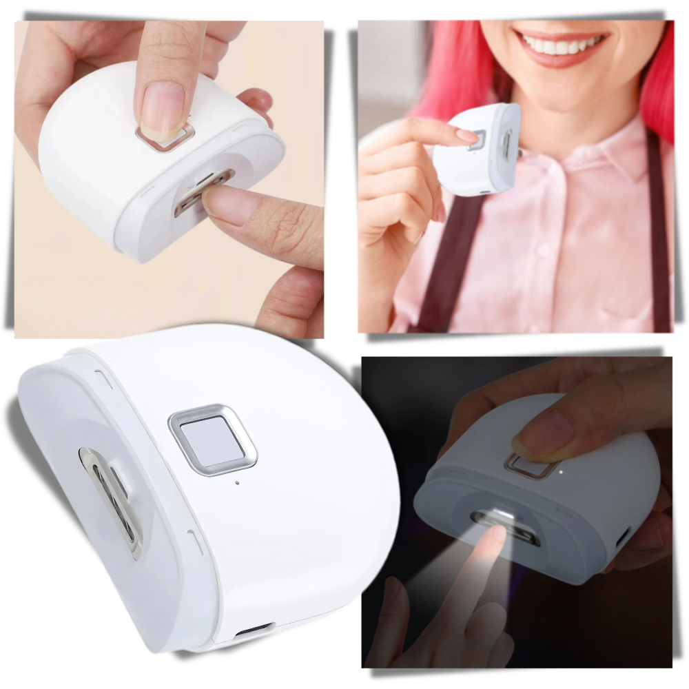 Electric Nail Clipper with Dual Speed Settings and Built-In LED Light