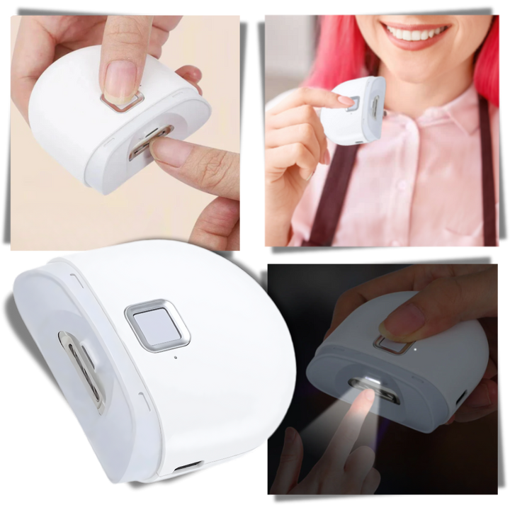 Electric Nail Clipper with Dual Speed Settings and Built-In LED Light