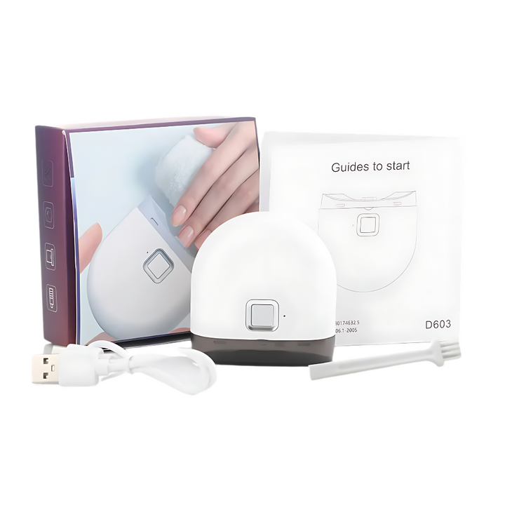 Electric Nail Clipper with Dual Speed Settings and Built-In LED Light