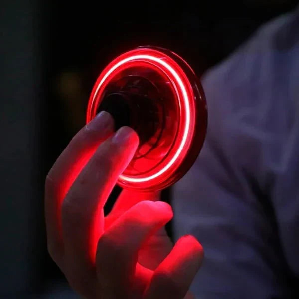 Hand Control Gyroscopic Hovering Spinner with LED Light Display and Rechargeable Battery