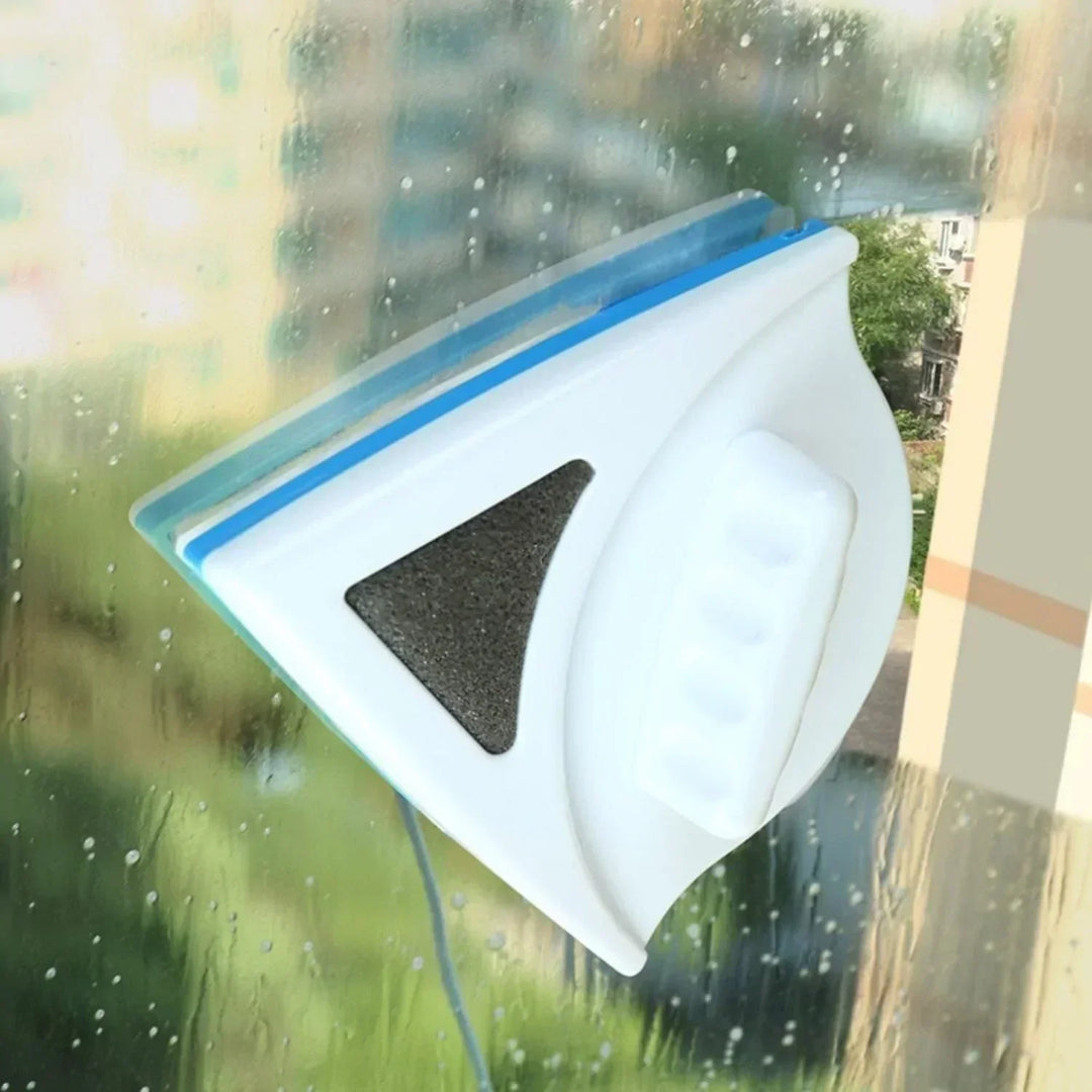 Magnetic Window Cleaner with Dual-Sided Cleaning Pads