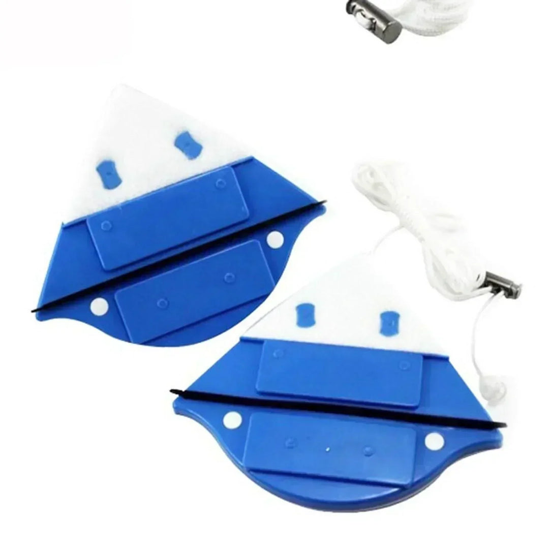 Magnetic Window Cleaner with Dual-Sided Cleaning Pads