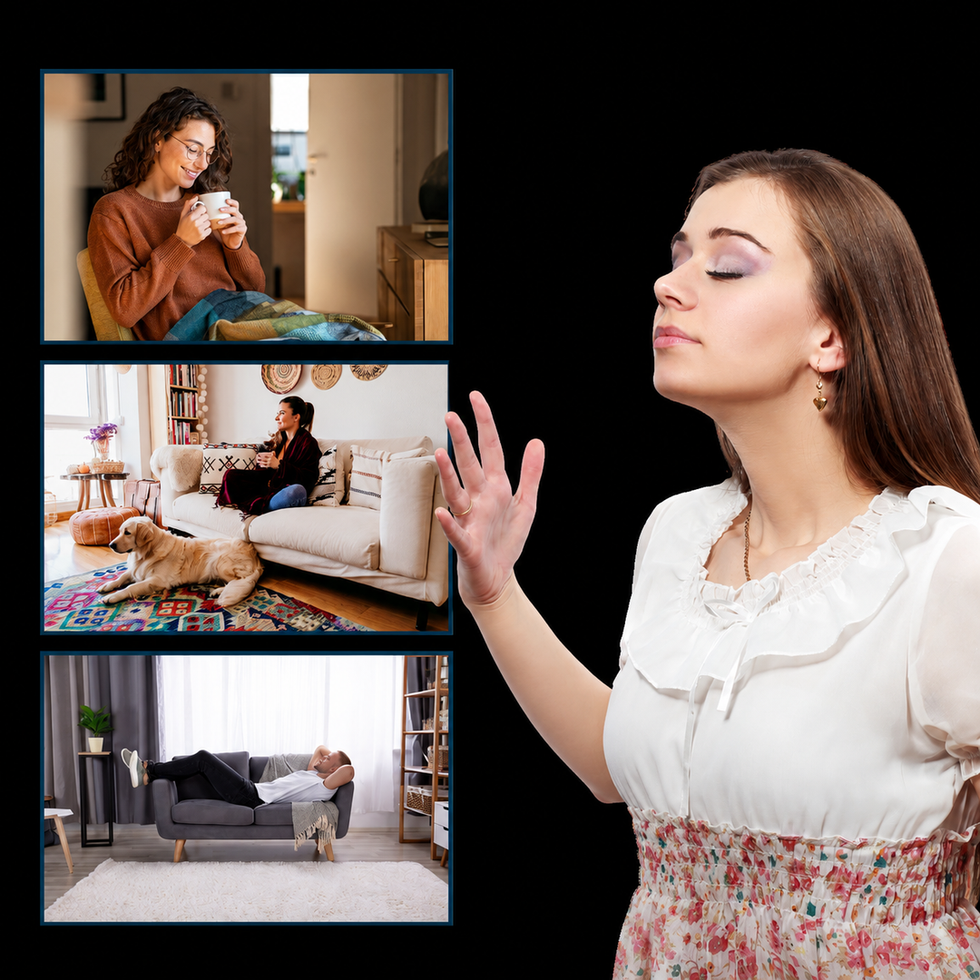 UV Light Bulb with Remote Timer for Multi-Surface Household Use