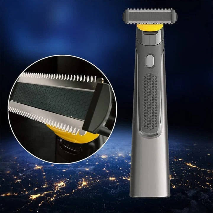 Cordless Rechargeable Precision Shaver, Portable Electric Razor for Men with Precision Trimming