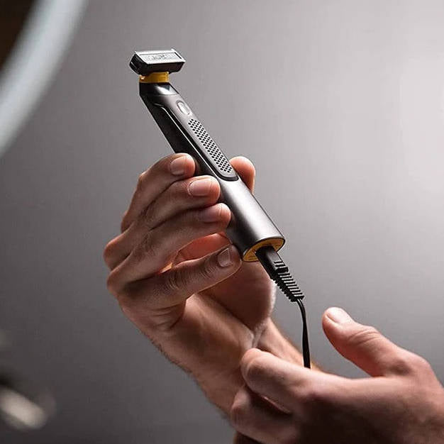 Cordless Rechargeable Precision Shaver, Portable Electric Razor for Men with Precision Trimming
