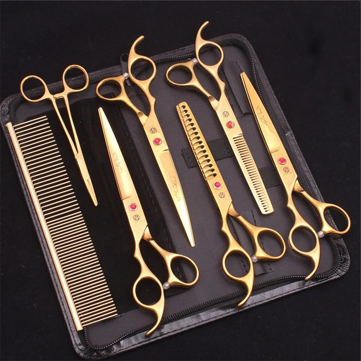 Professional dog grooming scissors