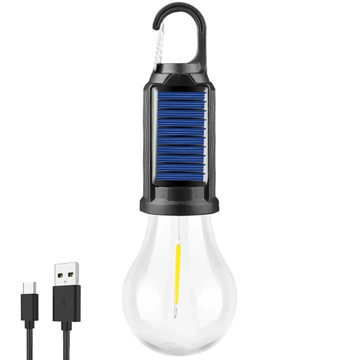 Solar Rechargeable Hooked Camping Light