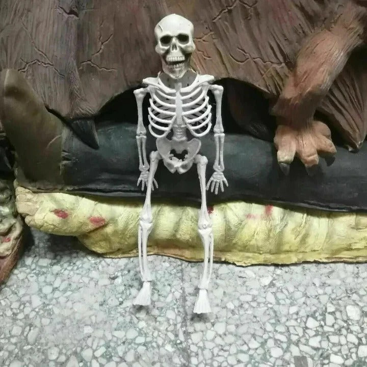 Creepy Poseable Skeleton for Halloween Decorations
