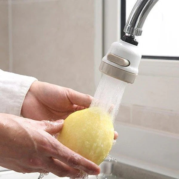 Rotating Faucet Attachment with 3 Spray Modes