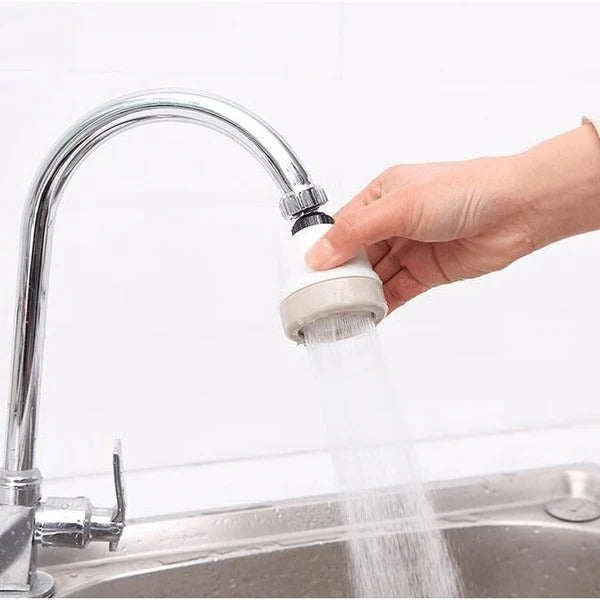Rotating Faucet Attachment with 3 Spray Modes
