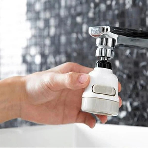 Rotating Faucet Attachment with 3 Spray Modes